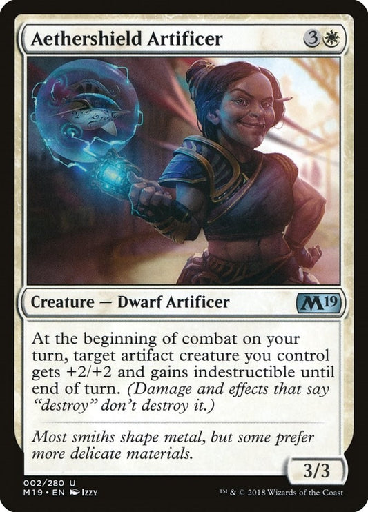 Image for Aethershield Artificer (2) (Core Set 2019) - Magic: The Gathering