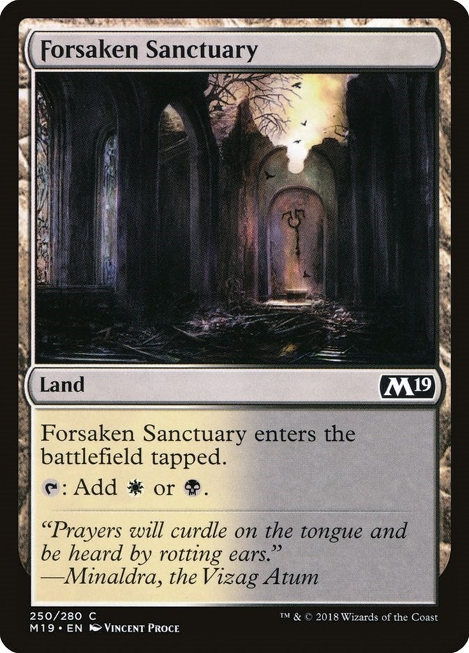 Forsaken Sanctuary (250) (Core Set 2019)