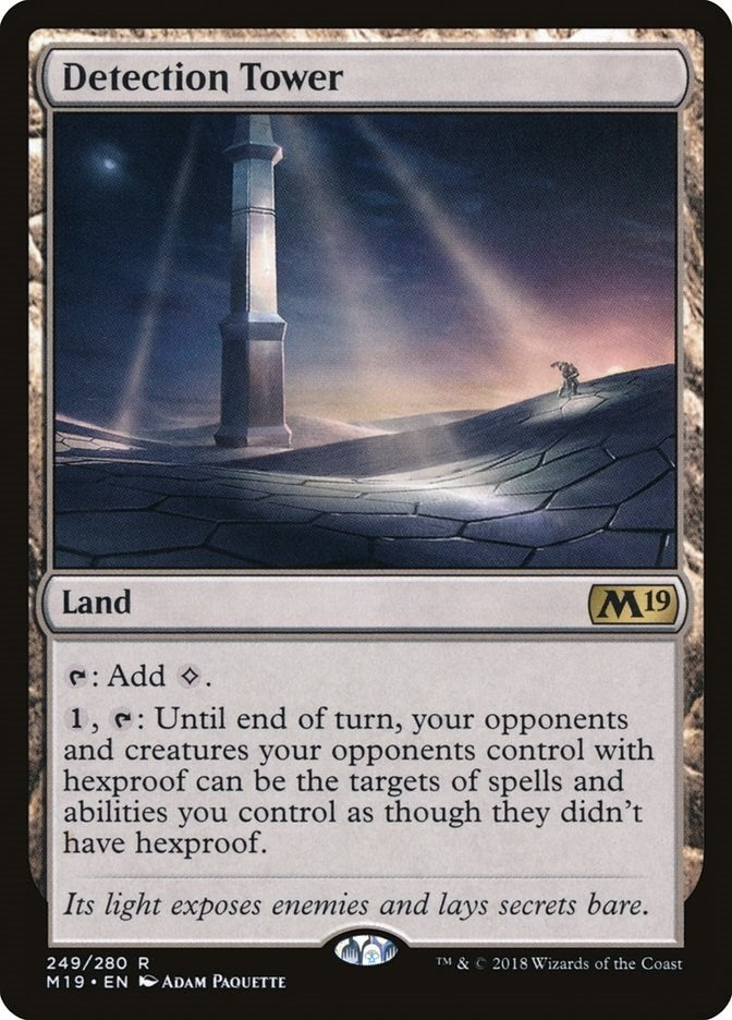Image for Detection Tower (249) (Core Set 2019) - Magic: The Gathering