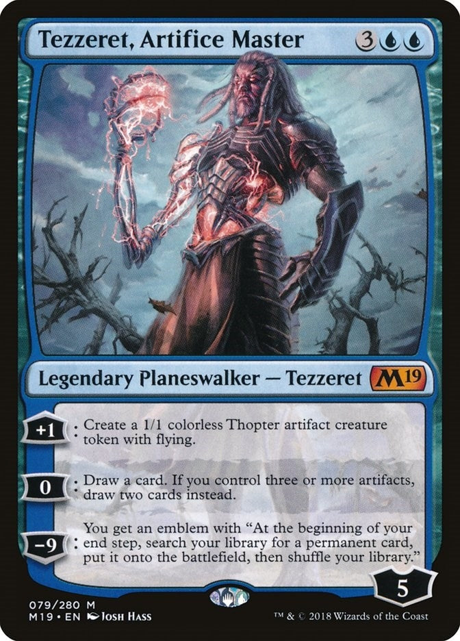 Image for Tezzeret, Artifice Master (79) (Core Set 2019) - Magic: The Gathering
