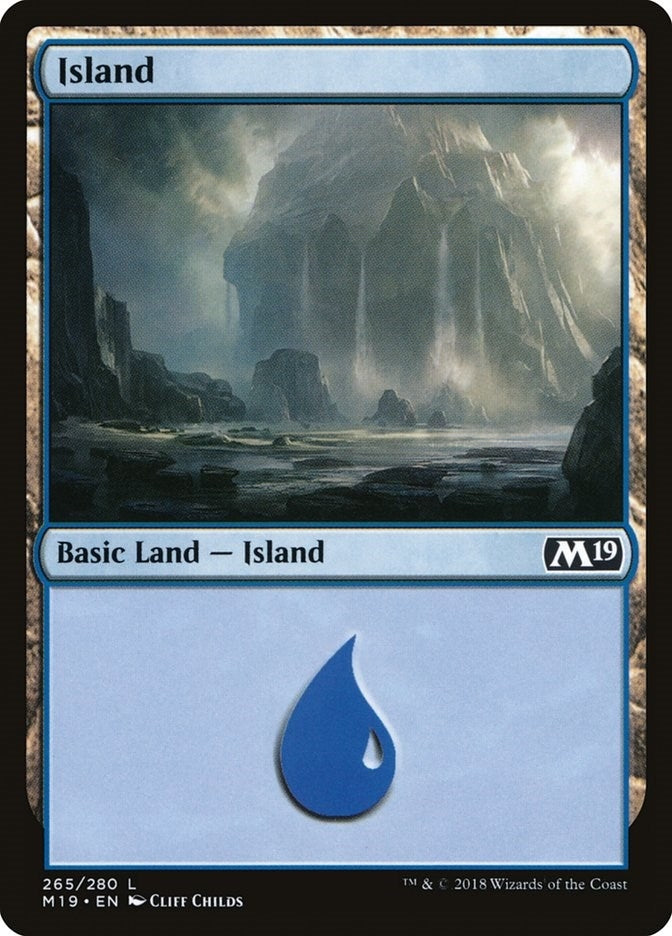 Image for Island (265) (265) (Core Set 2019) - Magic: The Gathering