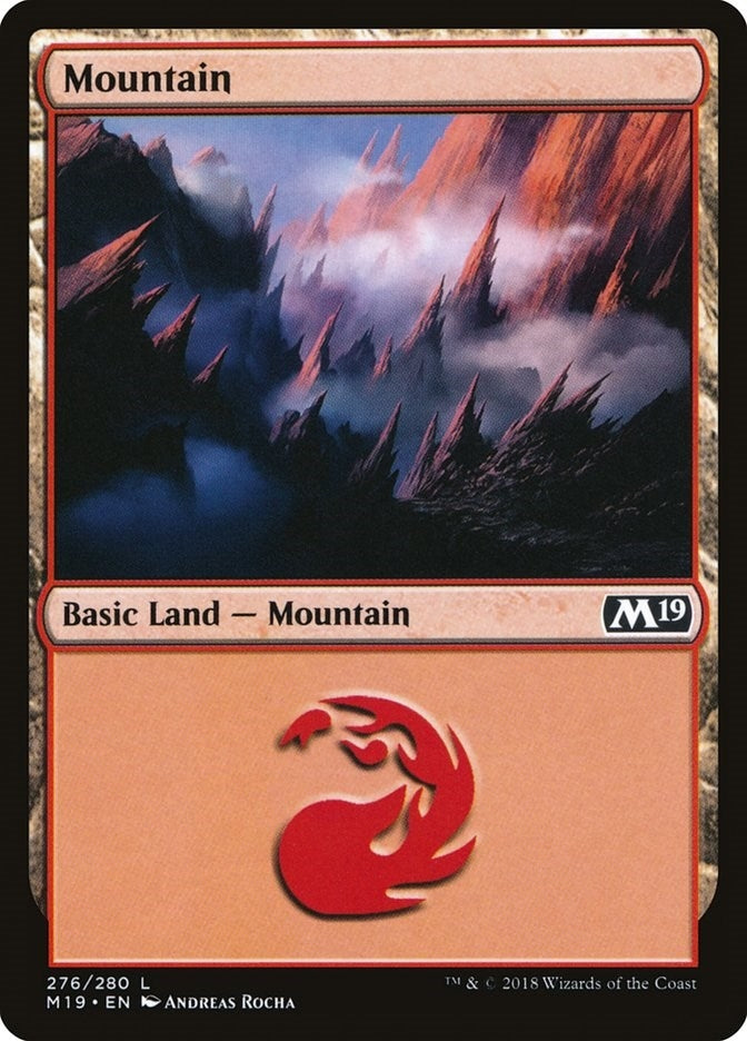 Mountain (276) (276) (Core Set 2019)