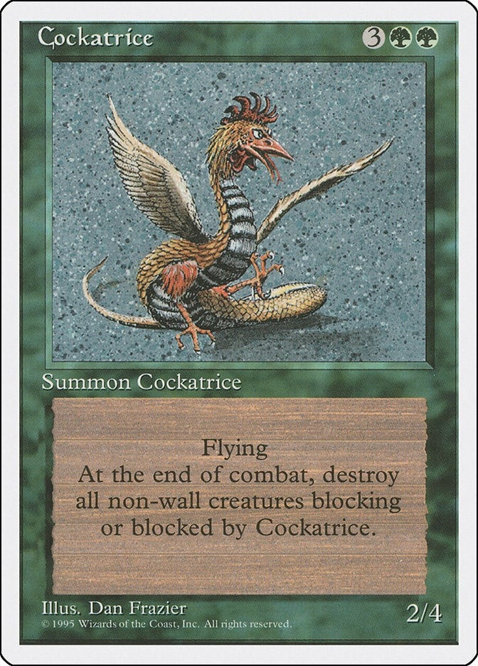 Cockatrice (Fourth Edition)