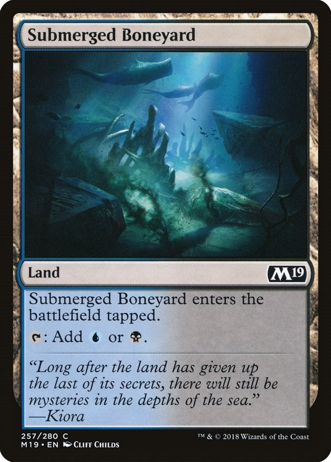 Submerged Boneyard (257) (Core Set 2019)