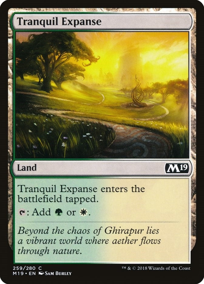 Image for Tranquil Expanse (259) (Core Set 2019) - Magic: The Gathering