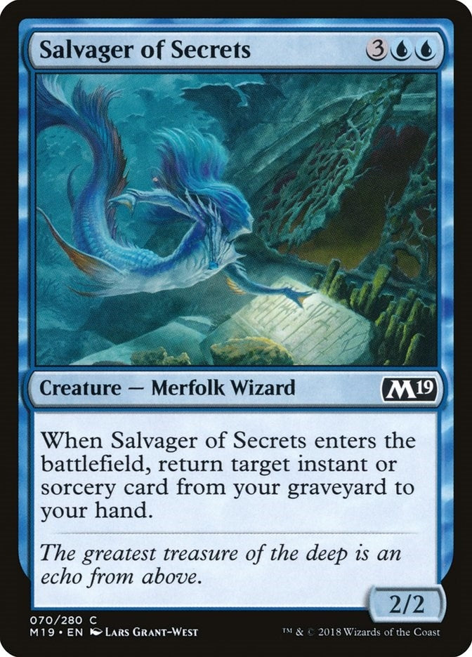 Salvager of Secrets (70) (Core Set 2019)