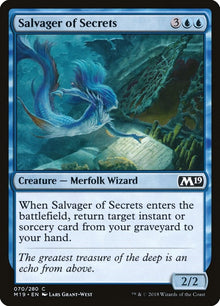 Salvager of Secrets (70) (Core Set 2019)