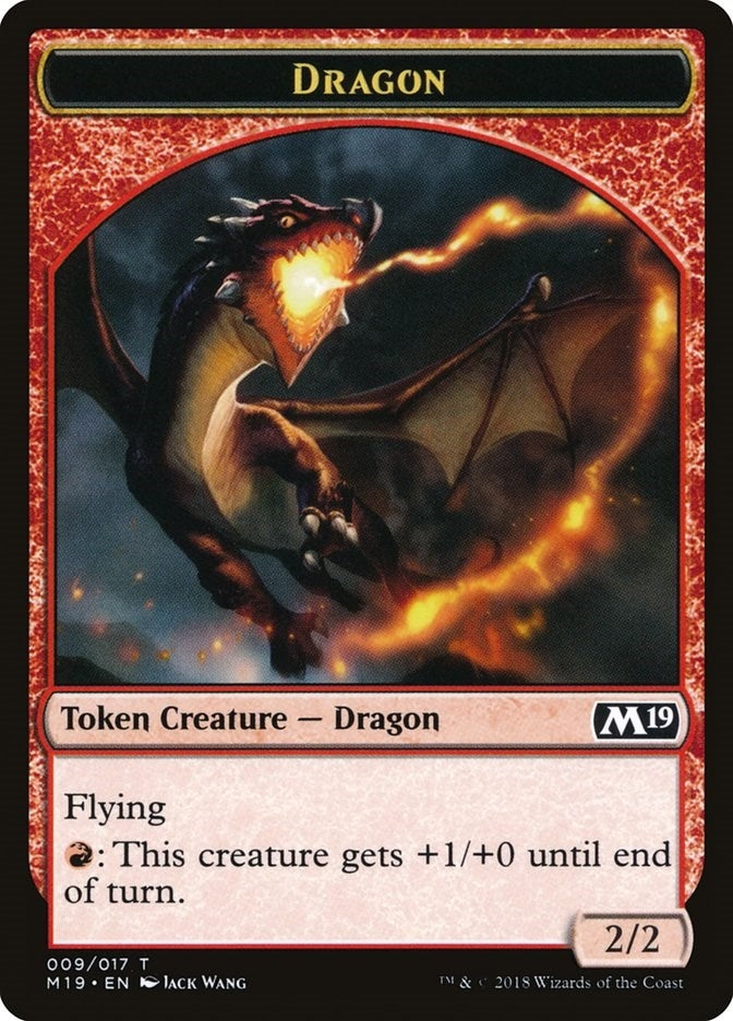 Image for Dragon Token (009) (9) (Core Set 2019) - Magic: The Gathering