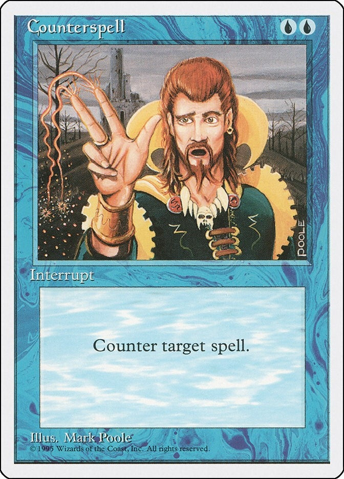 Image for Counterspell (65) (Fourth Edition) - Magic: The Gathering