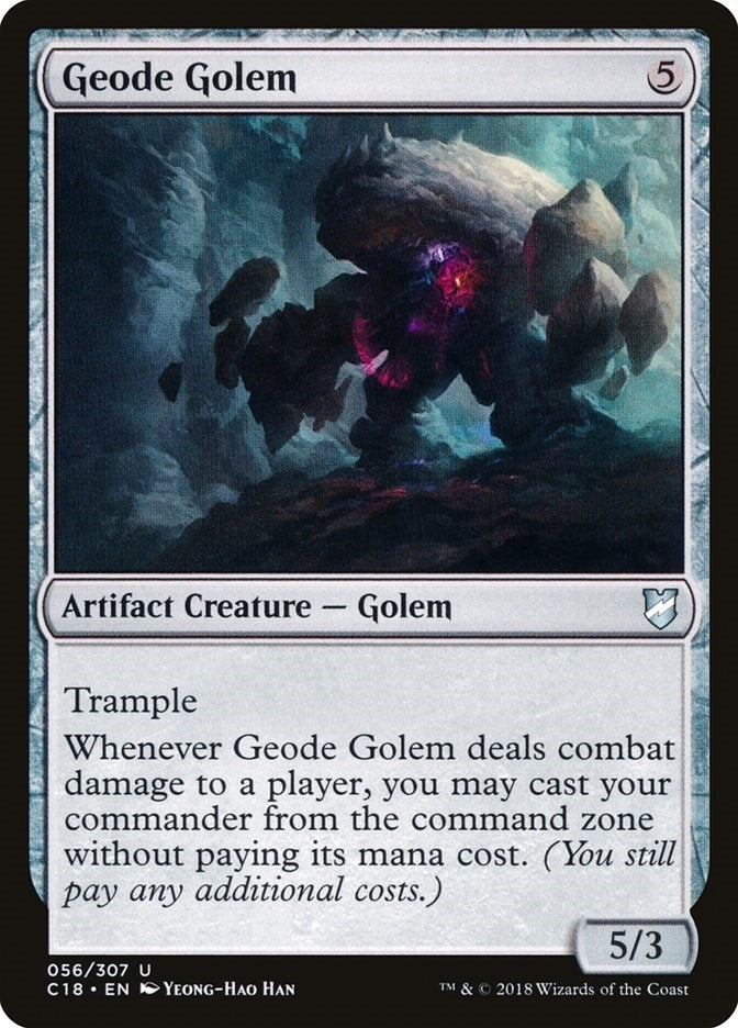 Image for Geode Golem (56) (Commander 2018) - Magic: The Gathering