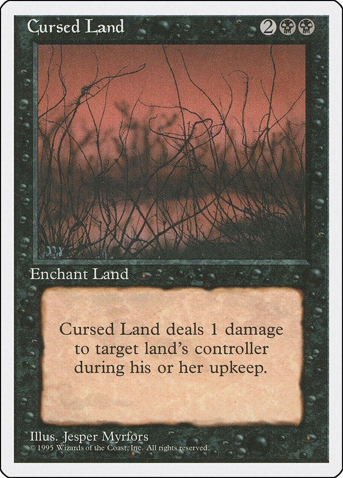 Image for Cursed Land (Fourth Edition) - Magic: The Gathering