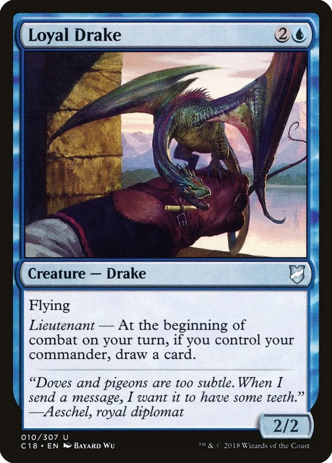 Image for Loyal Drake (10) (Commander 2018) - Magic: The Gathering