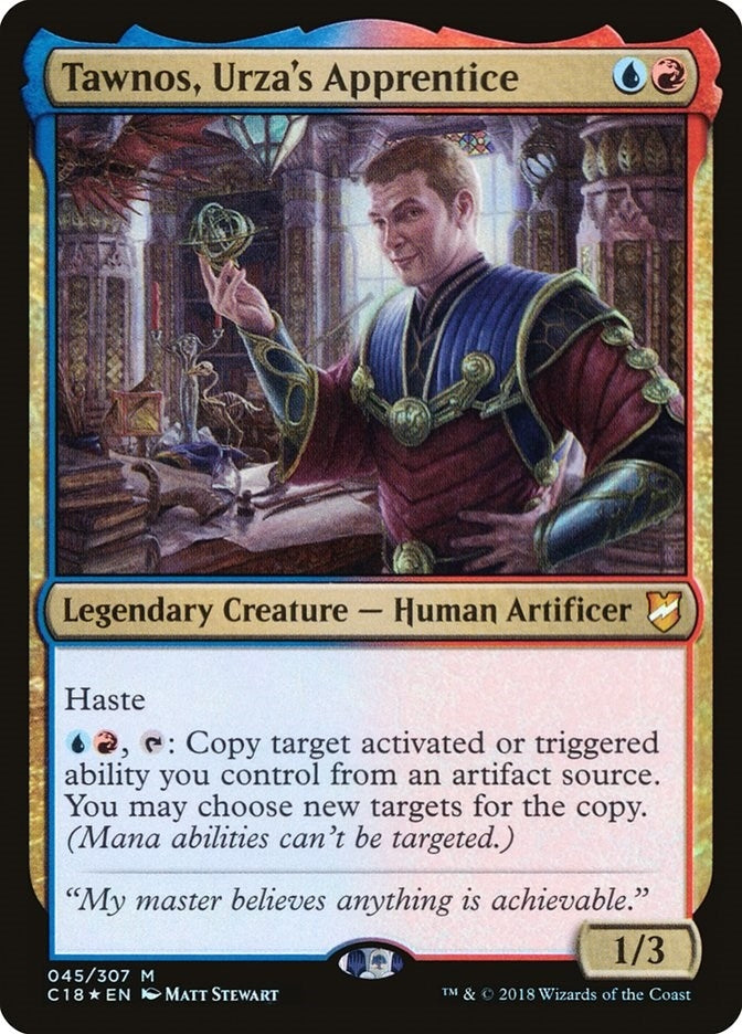 Image for Tawnos, Urza's Apprentice (45) (Commander 2018) - Magic: The Gathering