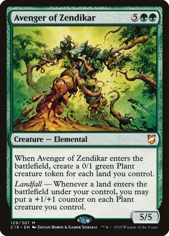Image for Avenger of Zendikar (129) (Commander 2018) - Magic: The Gathering