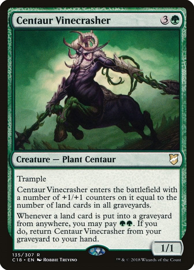 Image for Centaur Vinecrasher (135) (Commander 2018) - Magic: The Gathering