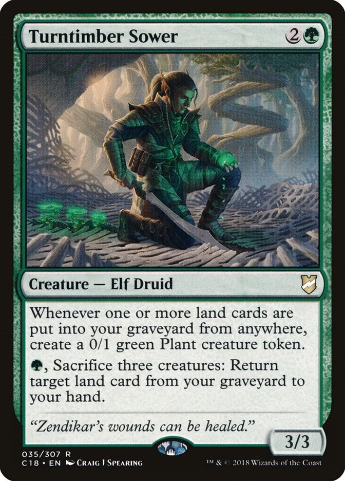 Image for Turntimber Sower (35) (Commander 2018) - Magic: The Gathering