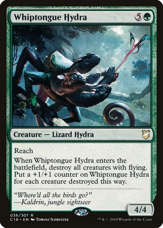 Image for Whiptongue Hydra (36) (Commander 2018) - Magic: The Gathering