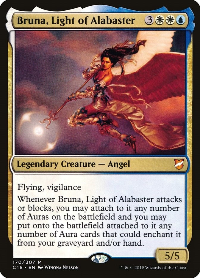 Image for Bruna, Light of Alabaster (170) (Commander 2018) - Magic: The Gathering