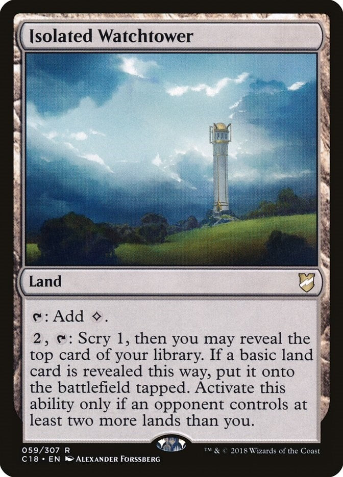 Image for Isolated Watchtower (59) (Commander 2018) - Magic: The Gathering