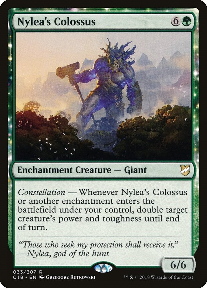 Image for Nylea's Colossus (33) (Commander 2018) - Magic: The Gathering