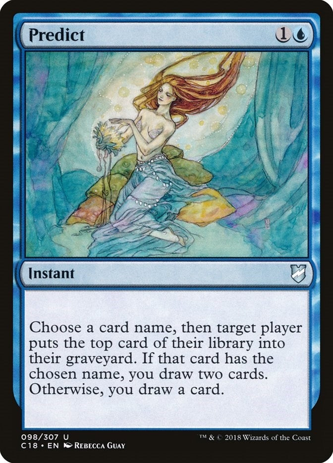 Image for Predict (98) (Commander 2018) - Magic: The Gathering