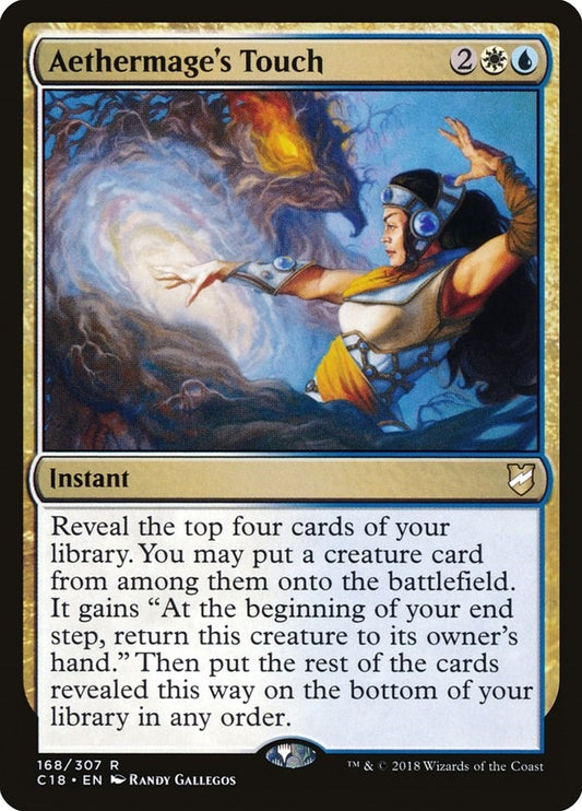 Image for Aethermage's Touch (168) (Commander 2018) - Magic: The Gathering