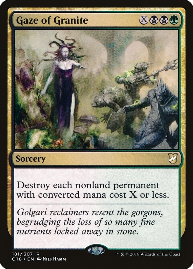 Image for Gaze of Granite (181) (Commander 2018) - Magic: The Gathering
