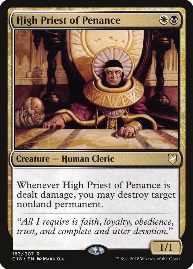 Image for High Priest of Penance (183) (Commander 2018) - Magic: The Gathering