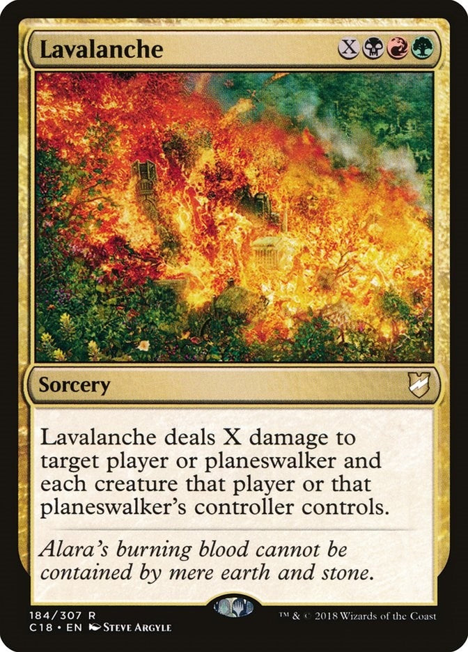 Image for Lavalanche (184) (Commander 2018) - Magic: The Gathering