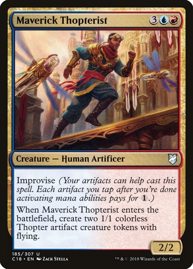Image for Maverick Thopterist (185) (Commander 2018) - Magic: The Gathering