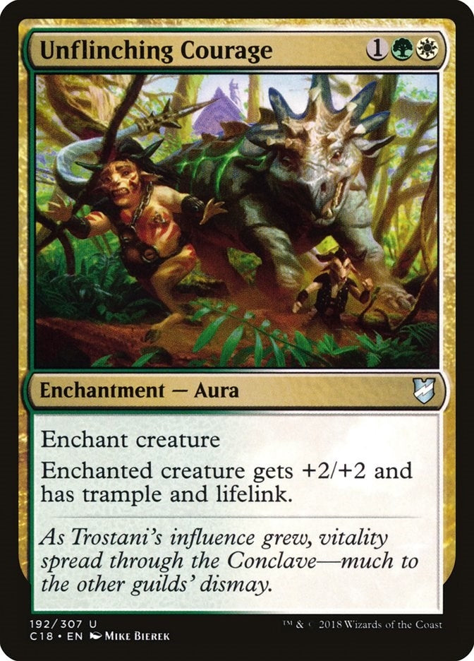 Image for Unflinching Courage (192) (Commander 2018) - Magic: The Gathering