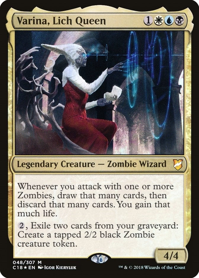 Image for Varina, Lich Queen (48) (Commander 2018) - Magic: The Gathering