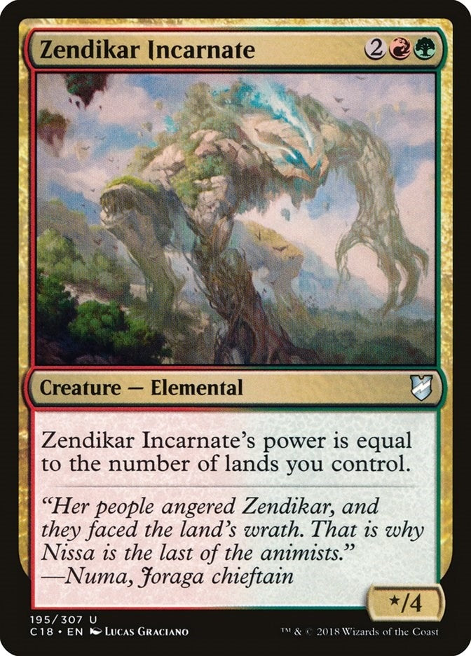 Zendikar Incarnate (195) (Commander 2018)