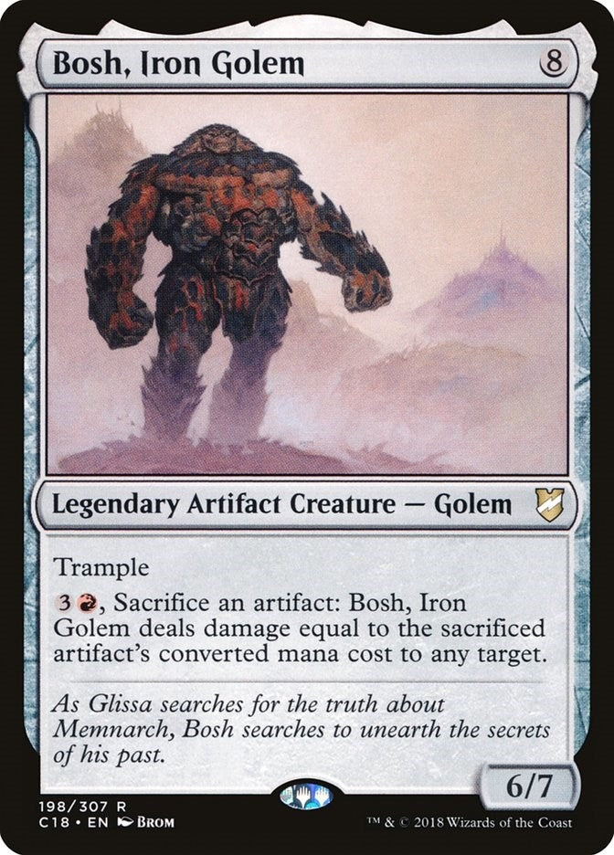 Bosh, Iron Golem (198) (Commander 2018)