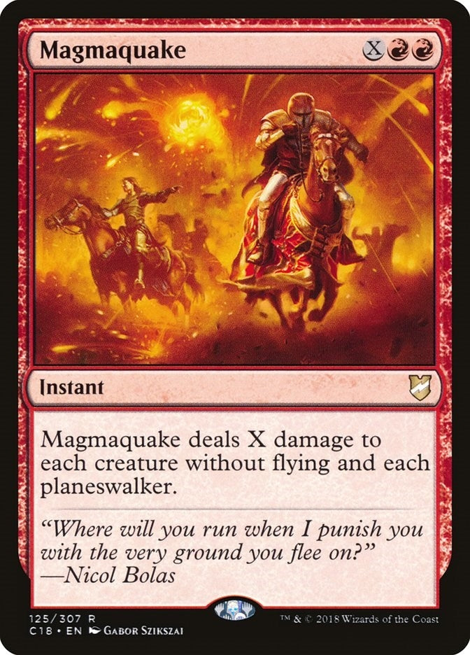 Image for Magmaquake (125) (Commander 2018) - Magic: The Gathering