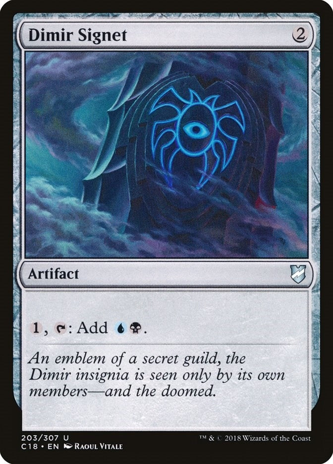 Image for Dimir Signet (203) (Commander 2018) - Magic: The Gathering
