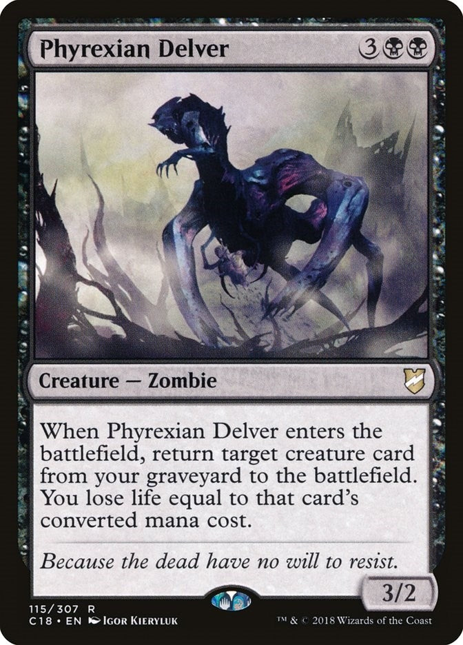 Image for Phyrexian Delver (115) (Commander 2018) - Magic: The Gathering