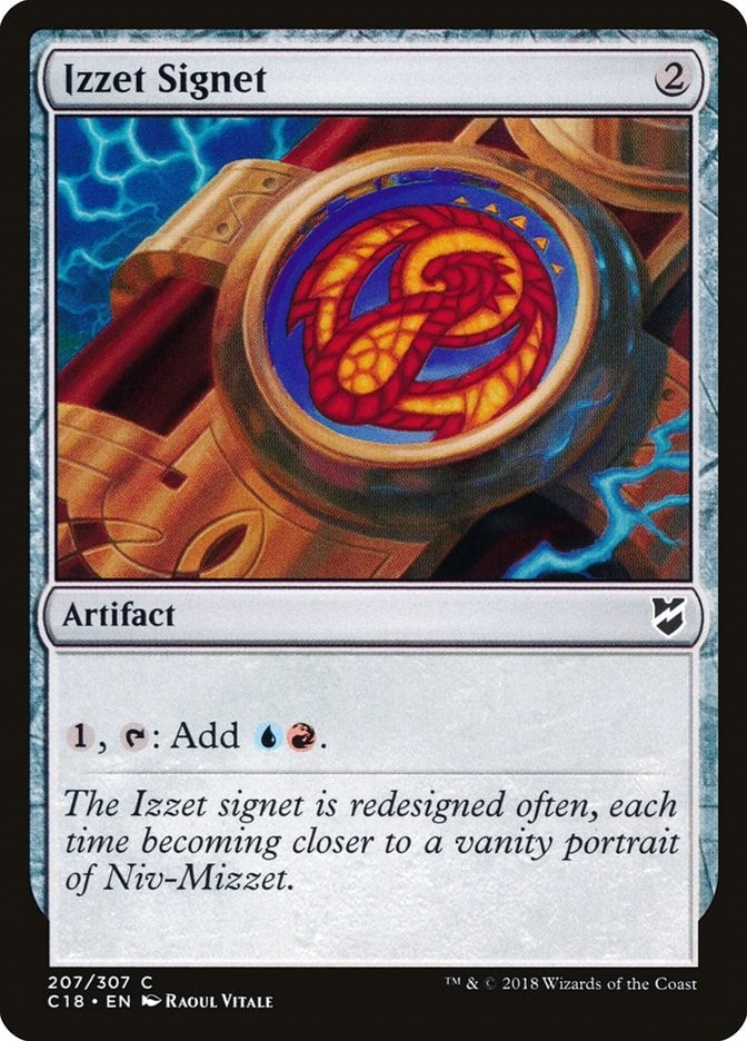 Image for Izzet Signet (207) (Commander 2018) - Magic: The Gathering