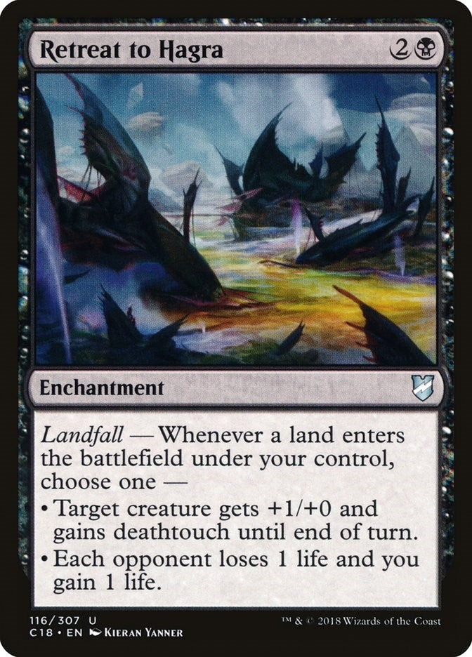Image for Retreat to Hagra (116) (Commander 2018) - Magic: The Gathering