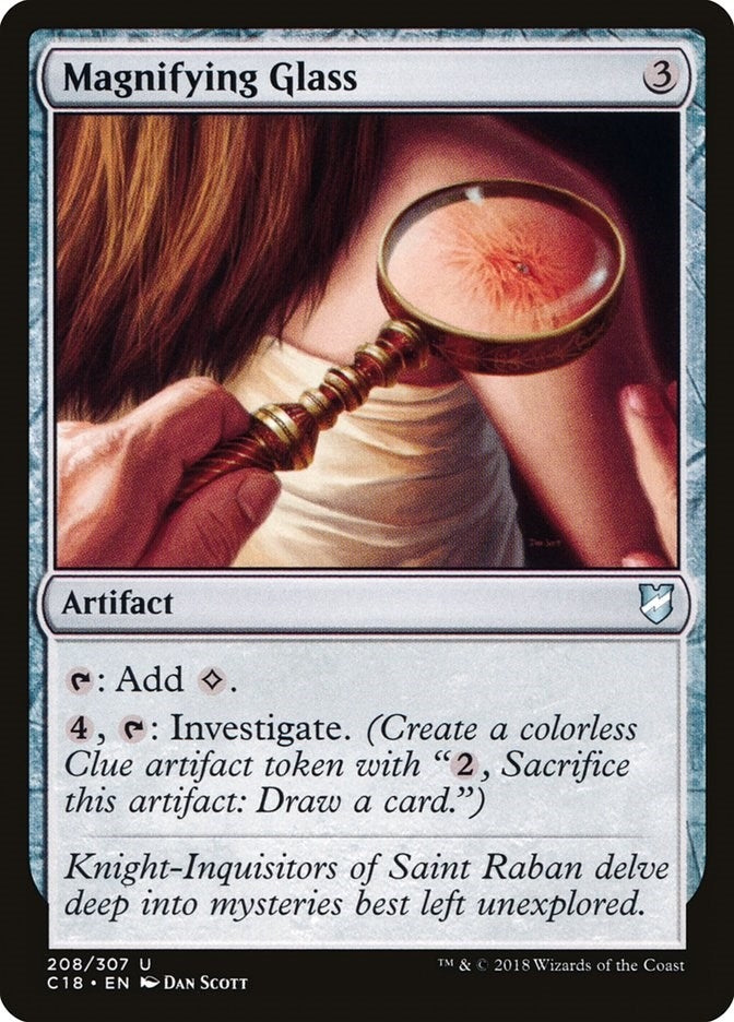 Image for Magnifying Glass (208) (Commander 2018) - Magic: The Gathering
