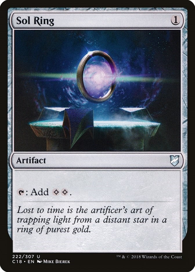 Image for Sol Ring (222) (Commander 2018) - Magic: The Gathering