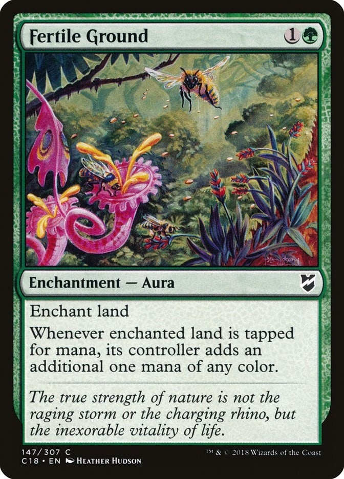 Image for Fertile Ground (147) (Commander 2018) - Magic: The Gathering