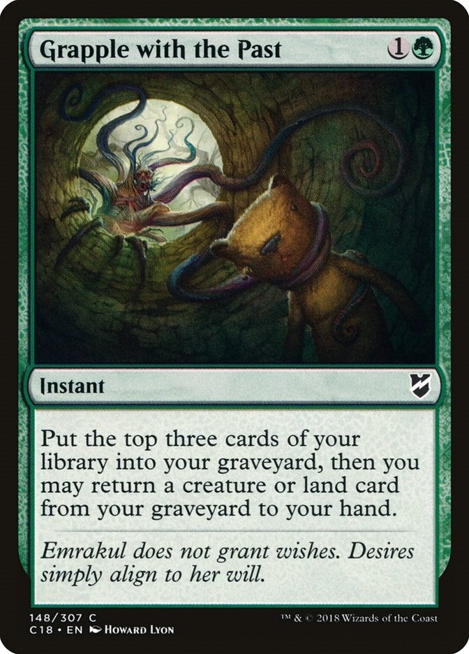 Image for Grapple with the Past (148) (Commander 2018) - Magic: The Gathering