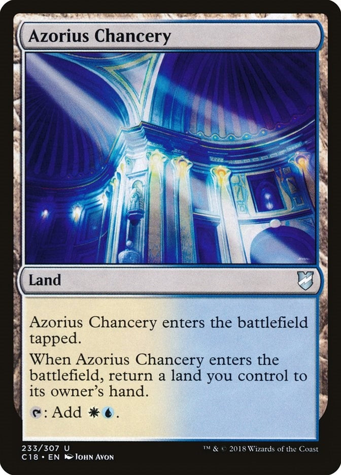 Azorius Chancery (233) (Commander 2018)