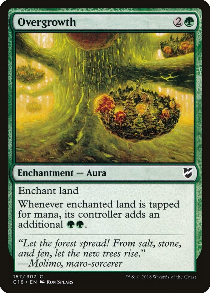 Image for Overgrowth (157) (Commander 2018) - Magic: The Gathering