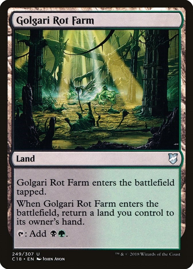 Image for Golgari Rot Farm (249) (Commander 2018) - Magic: The Gathering