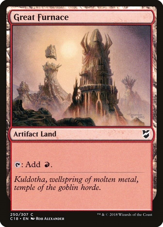 Image for Great Furnace (250) (Commander 2018) - Magic: The Gathering