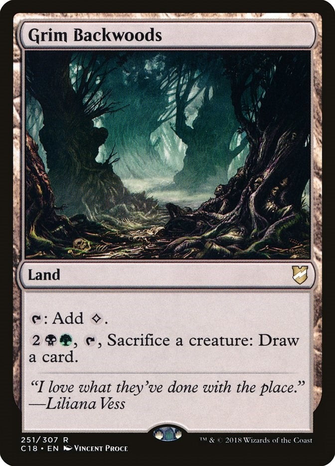 Image for Grim Backwoods (251) (Commander 2018) - Magic: The Gathering