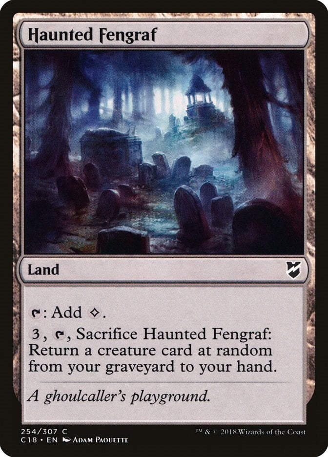Haunted Fengraf (254) (Commander 2018)