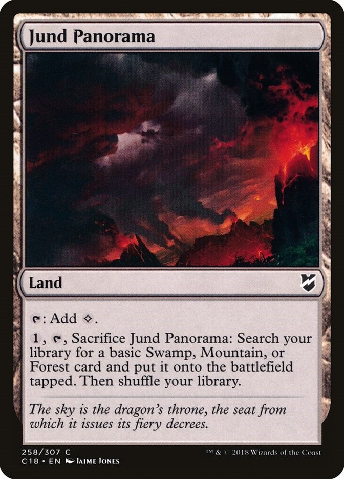 Image for Jund Panorama (258) (Commander 2018) - Magic: The Gathering
